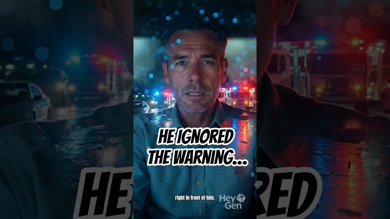 He Ignored the Warning…  