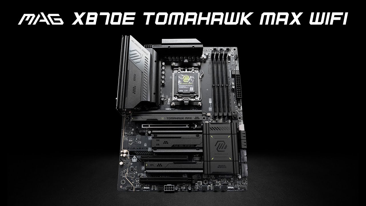 MAG X870E TOMAHAWK MAX WIFI - Unite as One | Gaming Motherboard | MSI