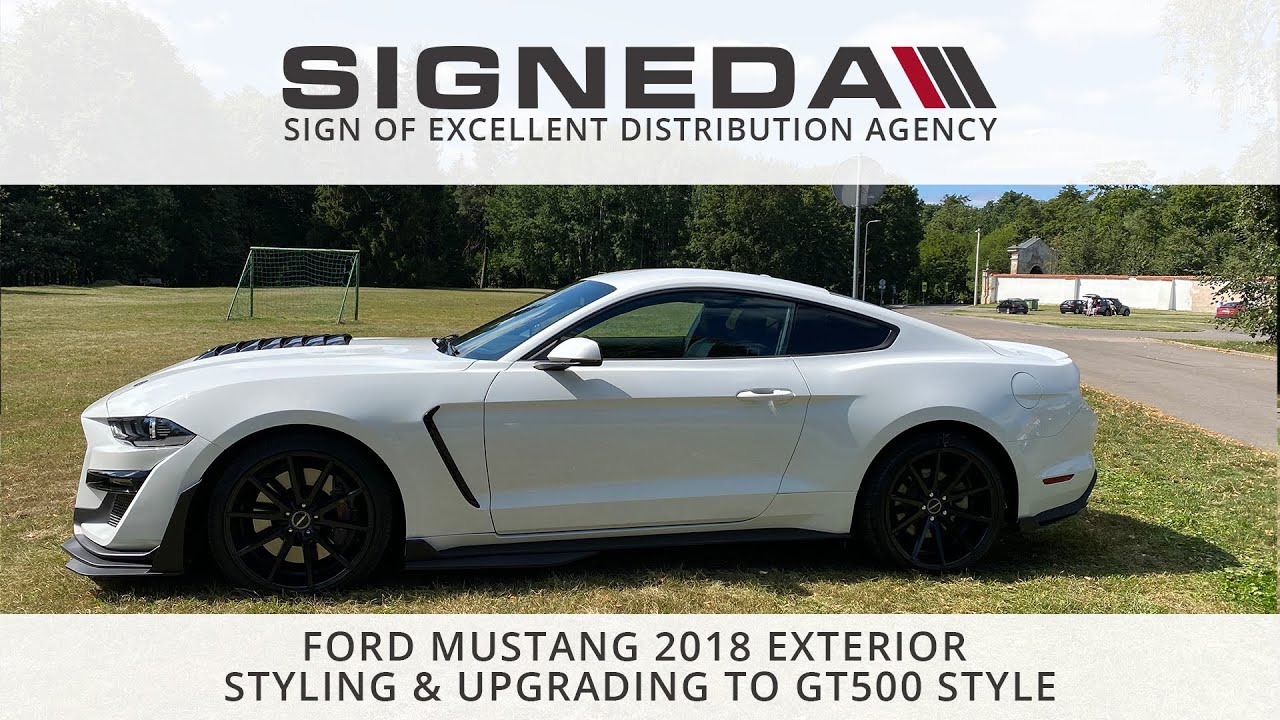 Ford Mustang 2018 Exterior styling & Upgrading to GT500