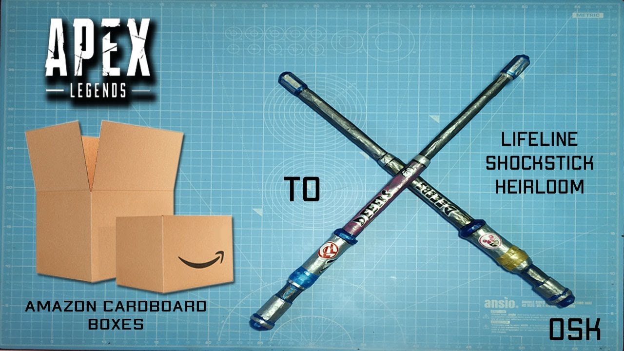 Lifeline Heirloom Shock Stick Apex Legends DIY..
