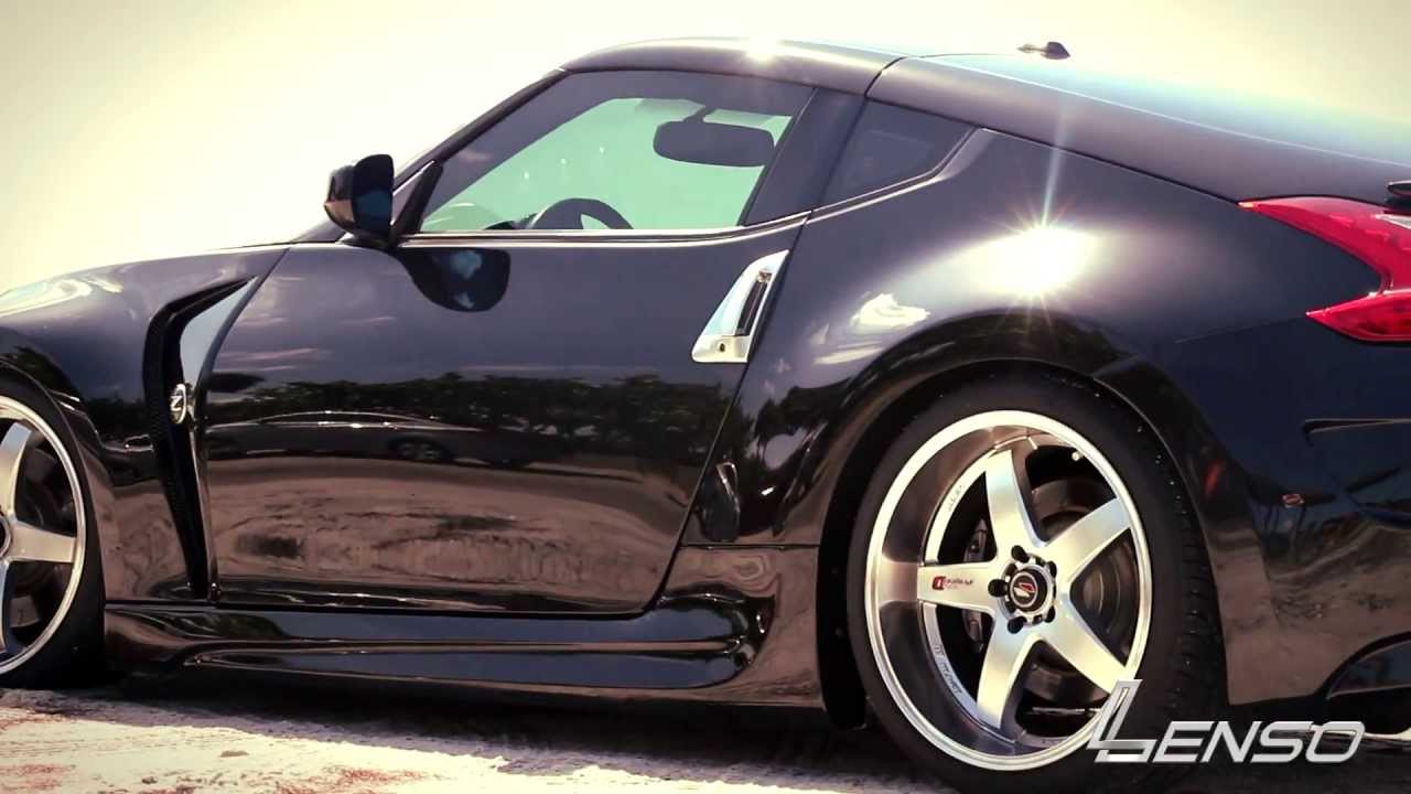 370 Z with Lenso Project D1R Wheels