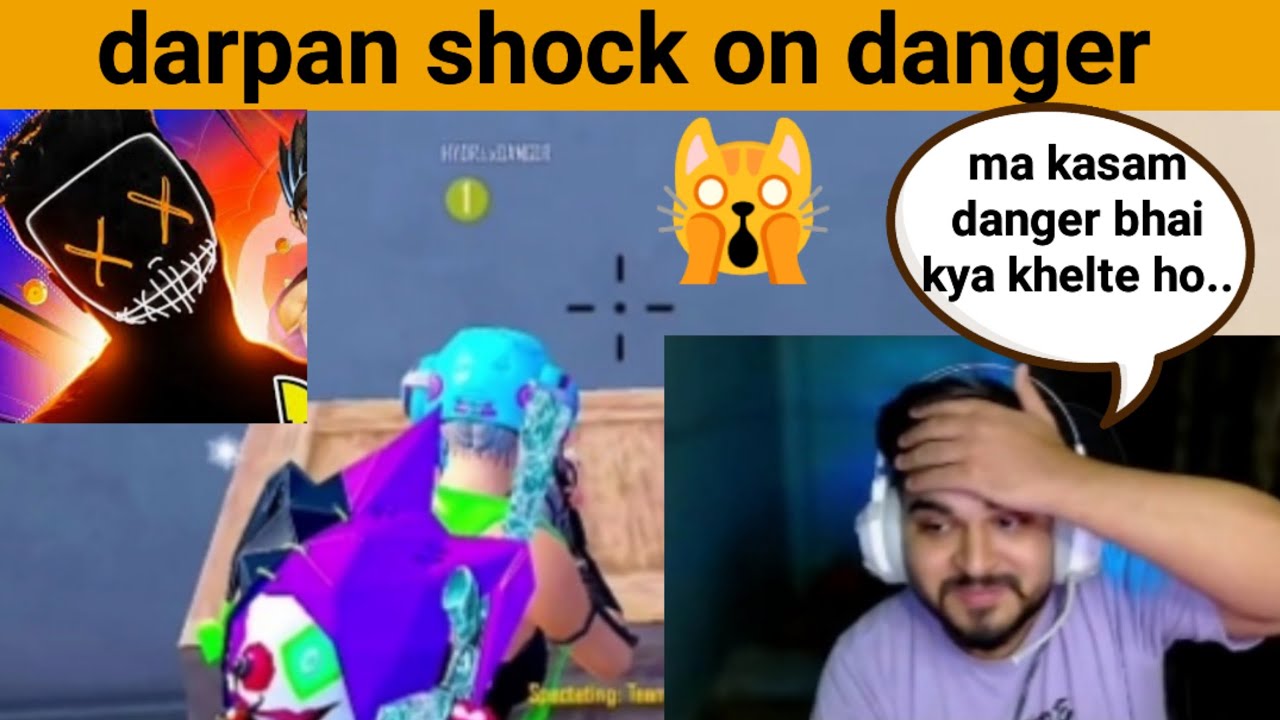 Hydra danger easy 1v7🔥 darpan gone crazy and shock 😲 in bgmi
