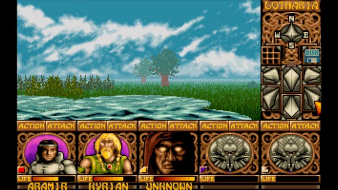 Ishar: Legend of the Fortress (MS-DOS) Intro und Gameplay