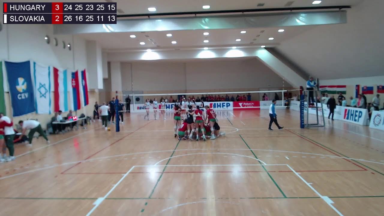 10.1.2026., CEV ECQ U18 W - MEVZA, semifinal 2, HUNGARY &ndash; SLOVAKIA
