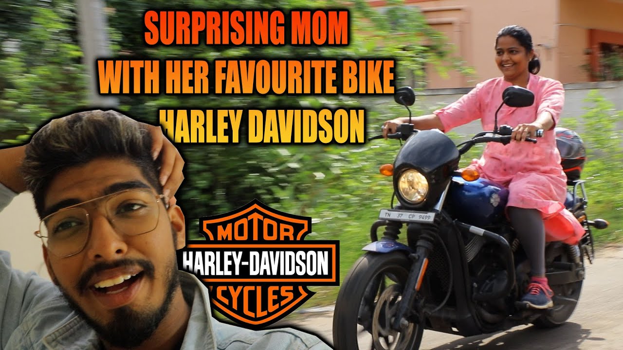 SURPRISING MOM WITH HER FAVOURITE BIKE || SANTOOR MOM TO HARLEY MOM ||#Justbanana