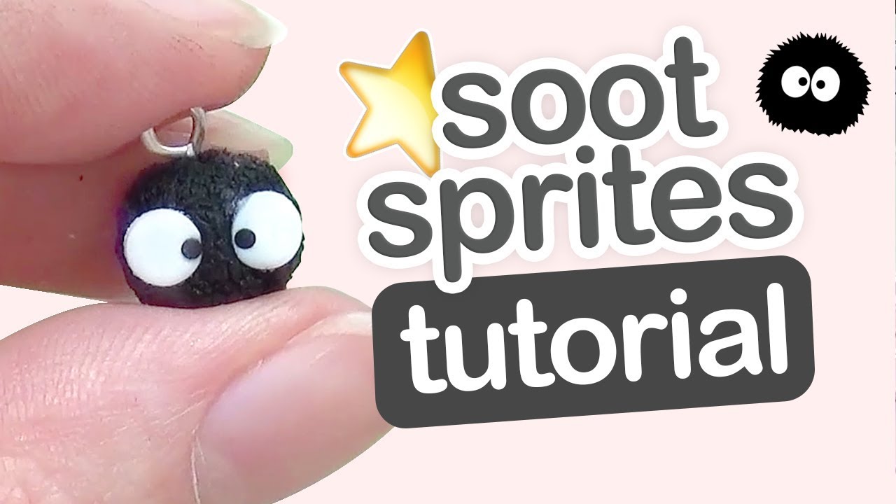 Studio Ghibli Inspired Soot Sprites  ♥  Polymer Clay Tutorial