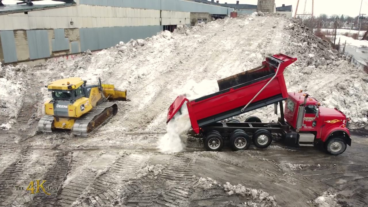 Snowplow Video 66 - After the storm is time to stow away heavy snow