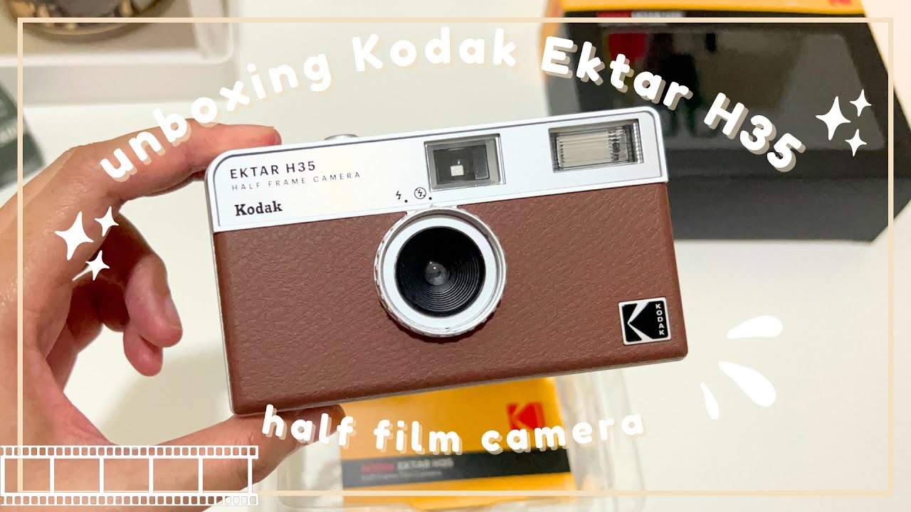 Unboxing Kodak ektar h35 📸 half frame film camera 🎞 review + photo results