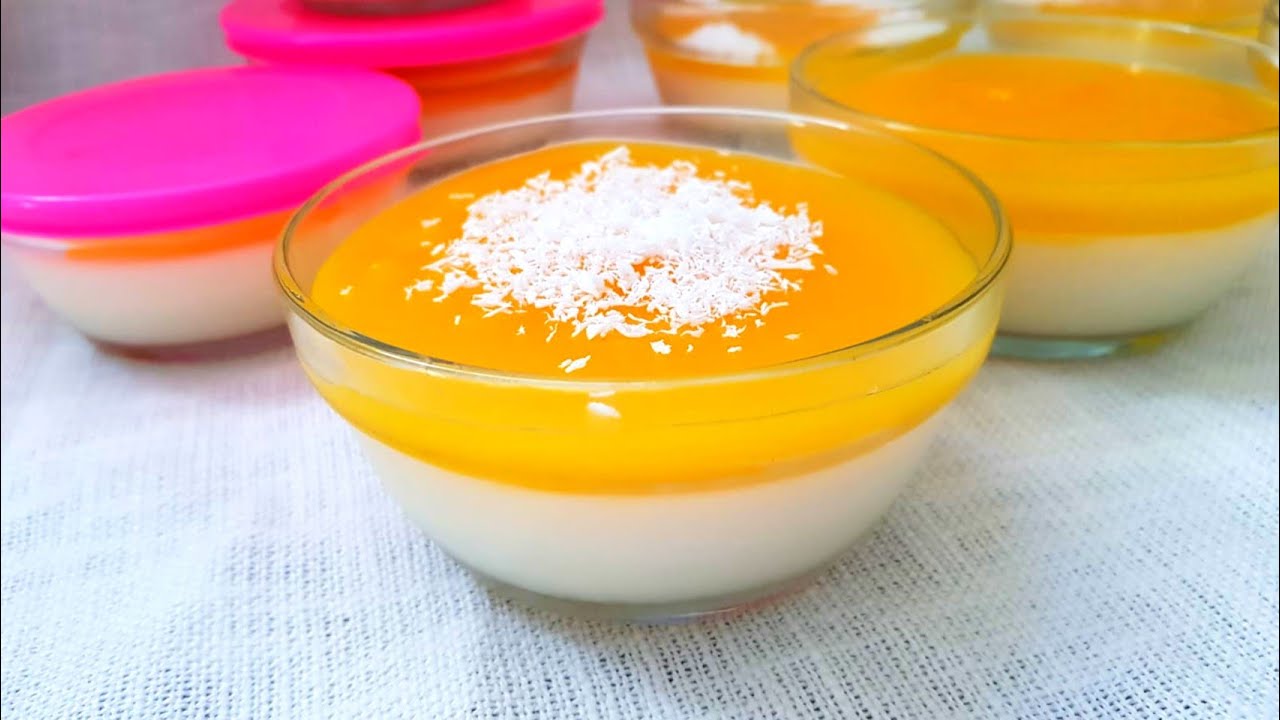 أطيب مهلبية الحليب والبرتقال في موسم الحمضيات || How To Make Mohalabia - MILK and ORANGE pudding