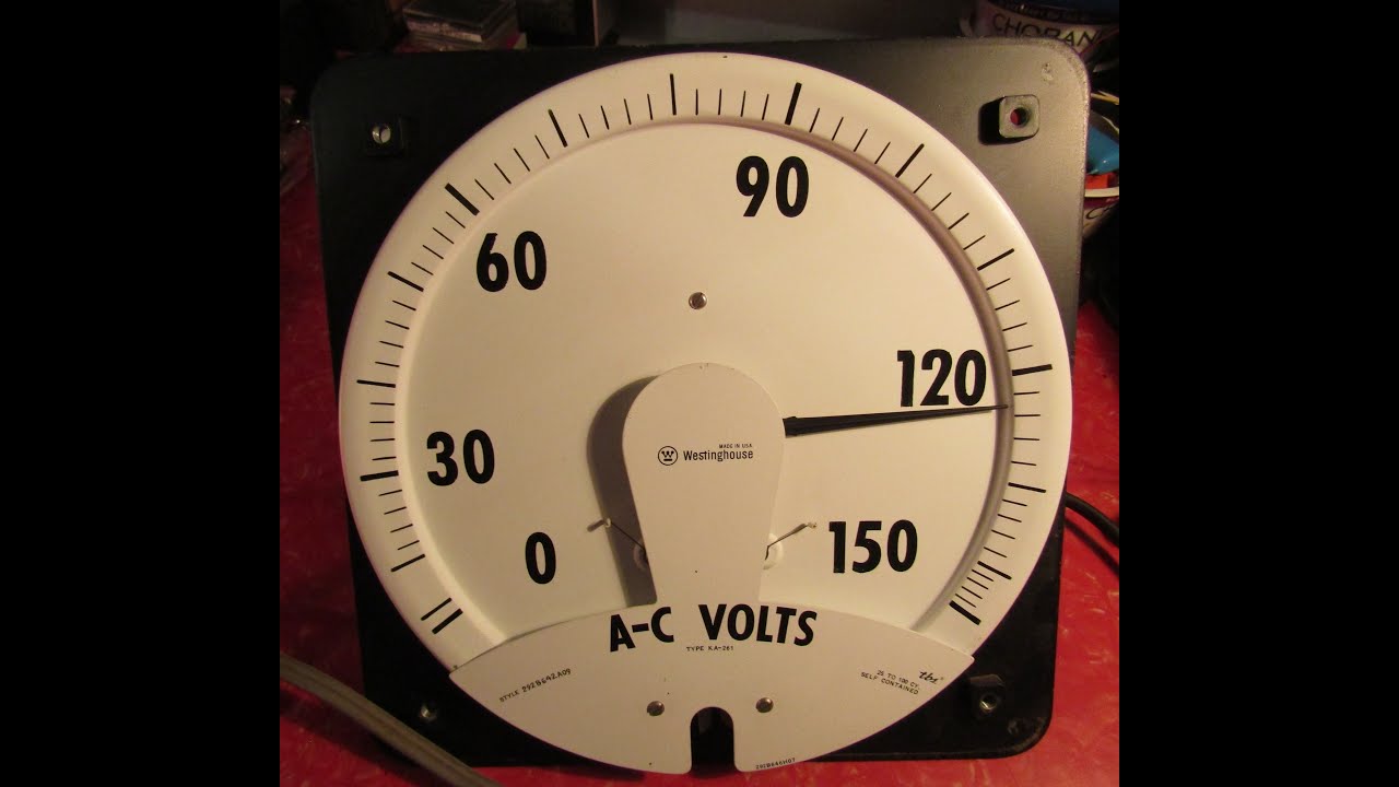 Westinghouse AC Voltmeter