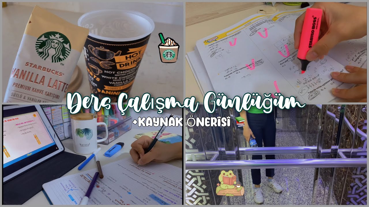 2 Günlük Ders Çalışma Günlüğüm🌲// kaynak önerisi📚/İşler Kitabevi alışverişim// #backtoschool
