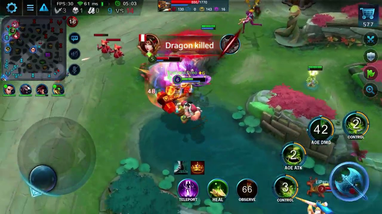 Arbrorus gameplay MVP (41 stars) - Heroes Evolved Mobile