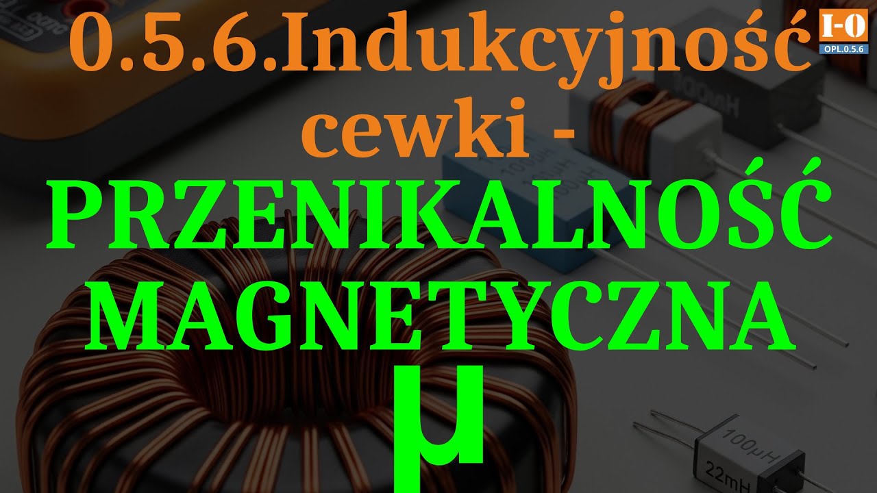 OPL.0.5.6.Indukcyjność cewki a jej przenikalność magnetyczna mi