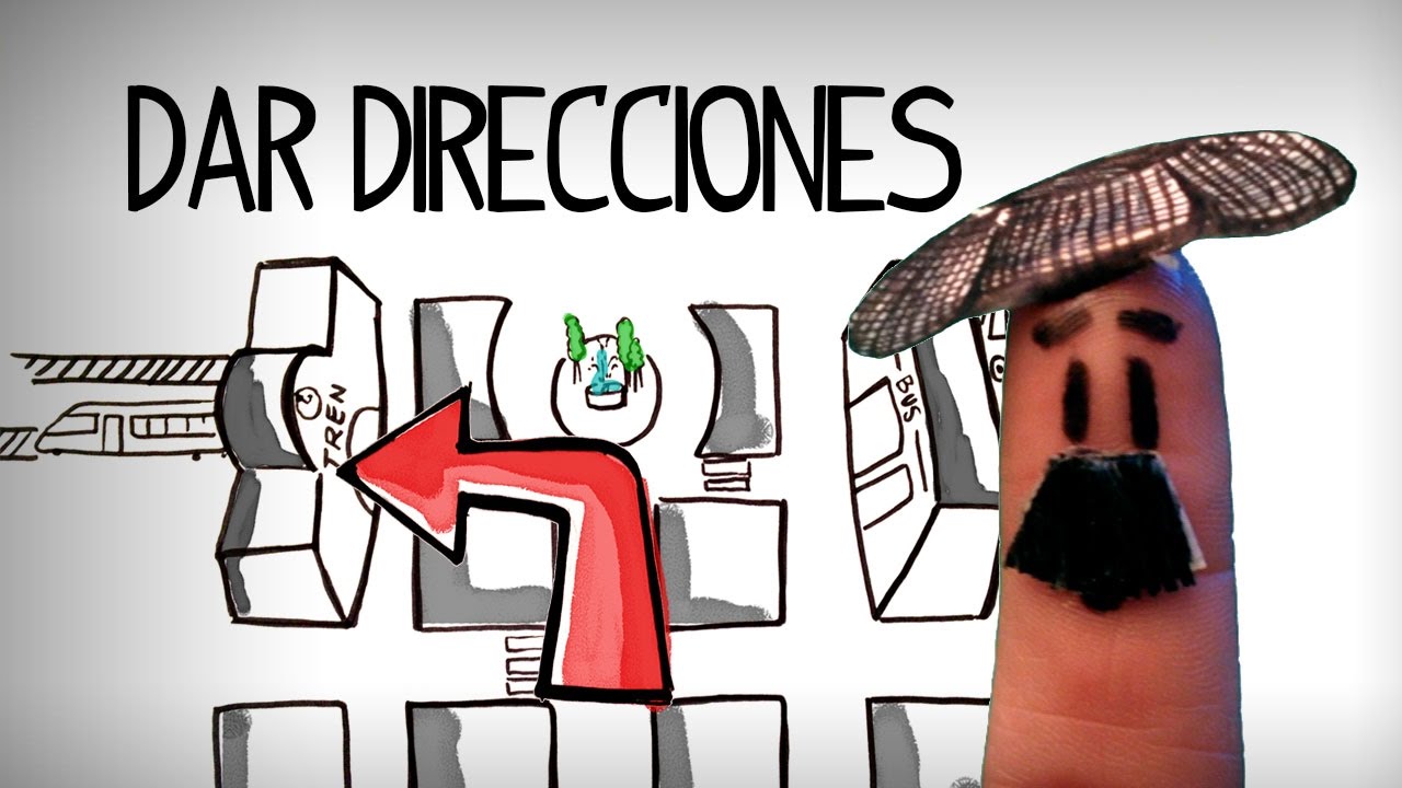 Des directions en espagnol, indiquer le chemin