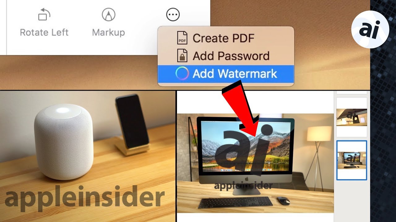How to Batch Watermark Images & PDFs in macOS Mojave!