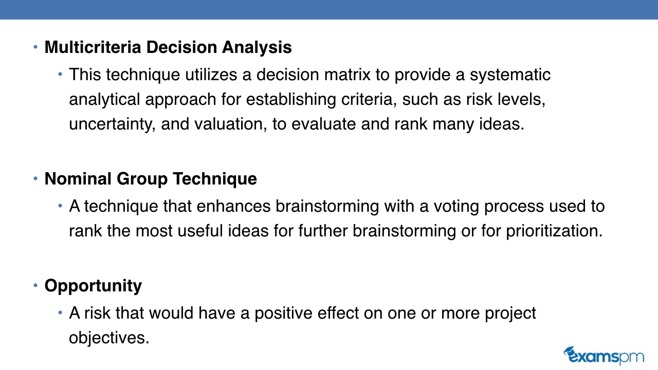 PMP Definitions: PMBOK 6th Edition Glossary (part 2)