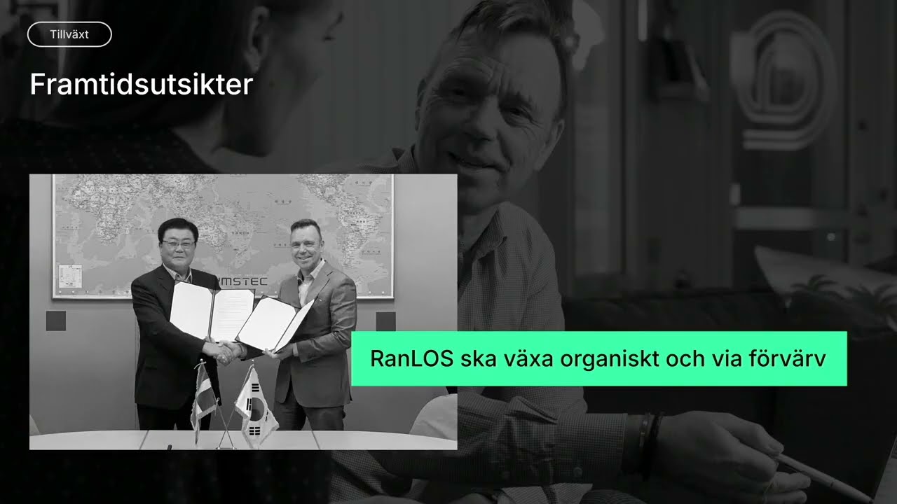 RanLOS presenterar p&aring; Redeye Theme Event Defence Industry