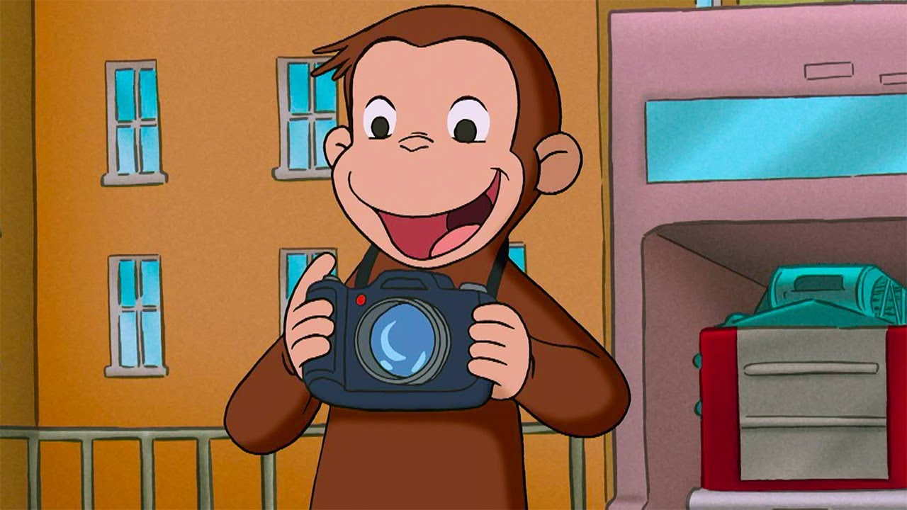 George Tries Photography! 📸 🐵 Curious George | Animal Friends