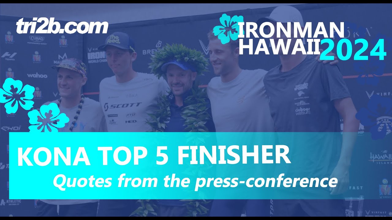 Ironman Hawaii 2024: Quotes from the Top 5 Finisher