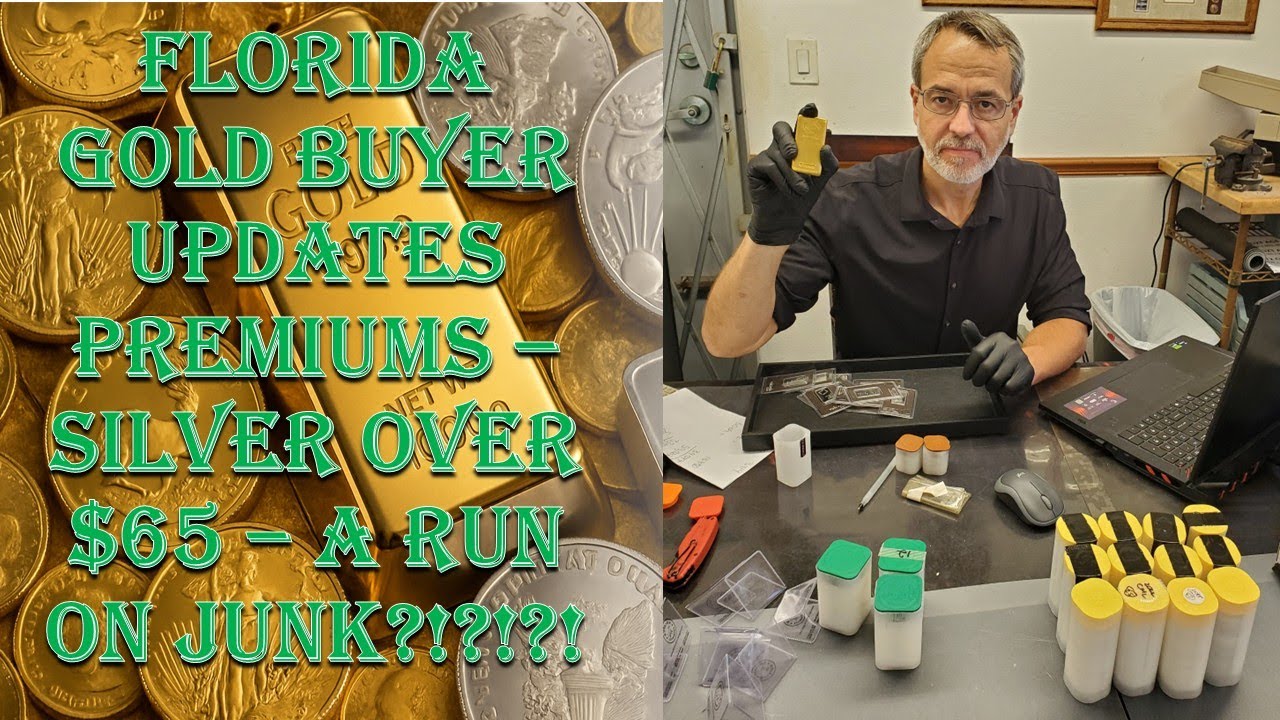 Tampa Gold Buyer Updates Premiums - 12/17/25 - Silver Over $65 - Run on Junk?!?!?! - ATBs at Spot!!!