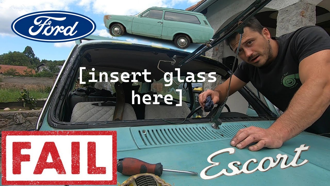 Changing The Windshield On The Escort | Ford Escort Mk1 Estate | Episode 2