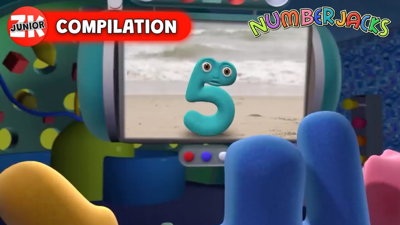 Famous 5s – Fair Shares | Numberjacks DOUBLE Full Episodes