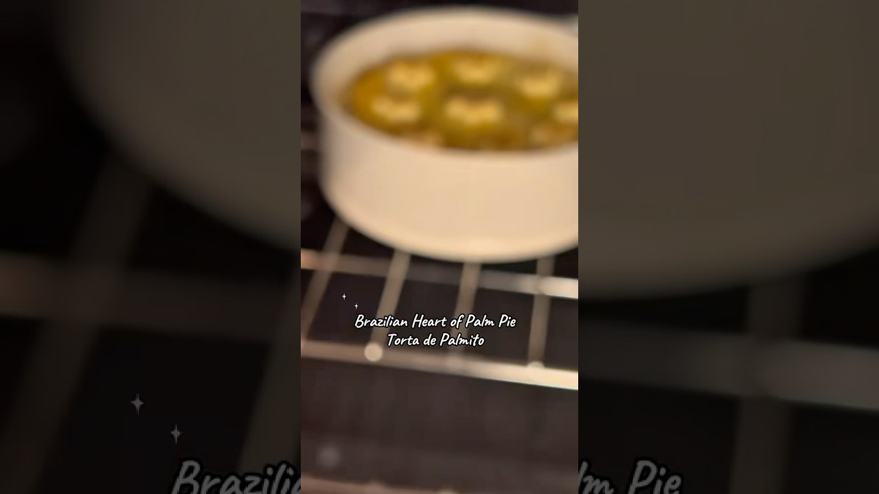 Empadão de Palmito!Brazilian Heart of Palm Pie🥧 