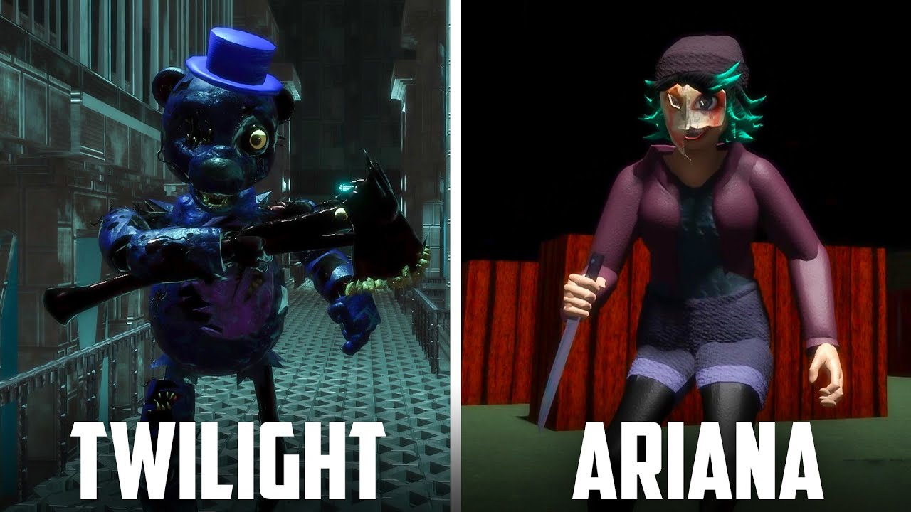 Pillar Chase 2 TWILIGHT Springtrap VS ARIANA Jeff The Killer!