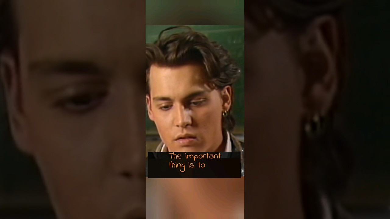 The most important thing to Johnny Depp in his career #johnnydepp #johnnydeppinterview #movie