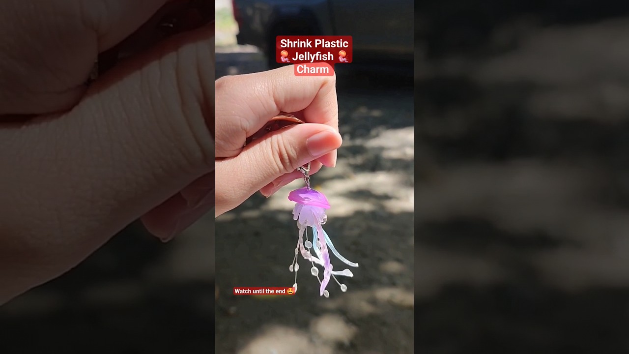 Shrink Plastic #miniature #usa #philippines #beads #charm #jellyfish #viral #diy #craft #cottagecore