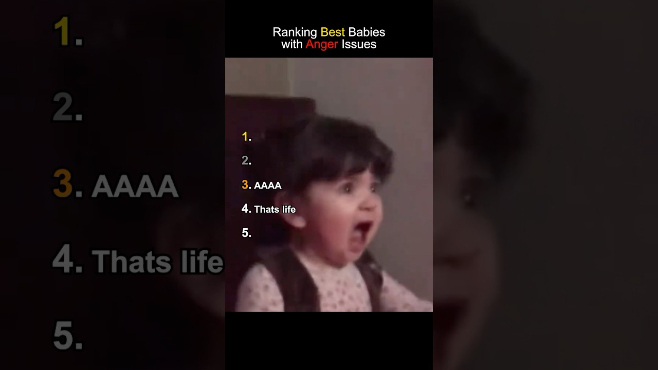 Ranking Best Babies with Anger Issues