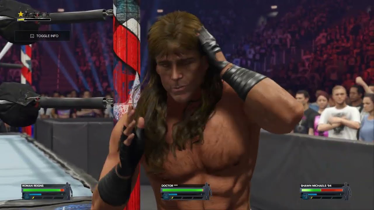 Roman Reigns vs Dr. Doom vs Shawn Michaels 