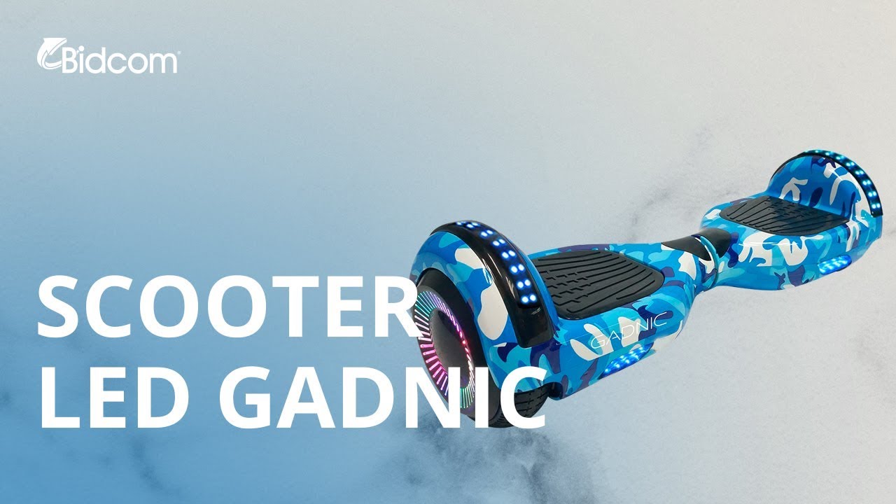 Patineta Eléctrica Gadnic Hoverboard con luces LED Scooter Balance SCOOTER1XXX