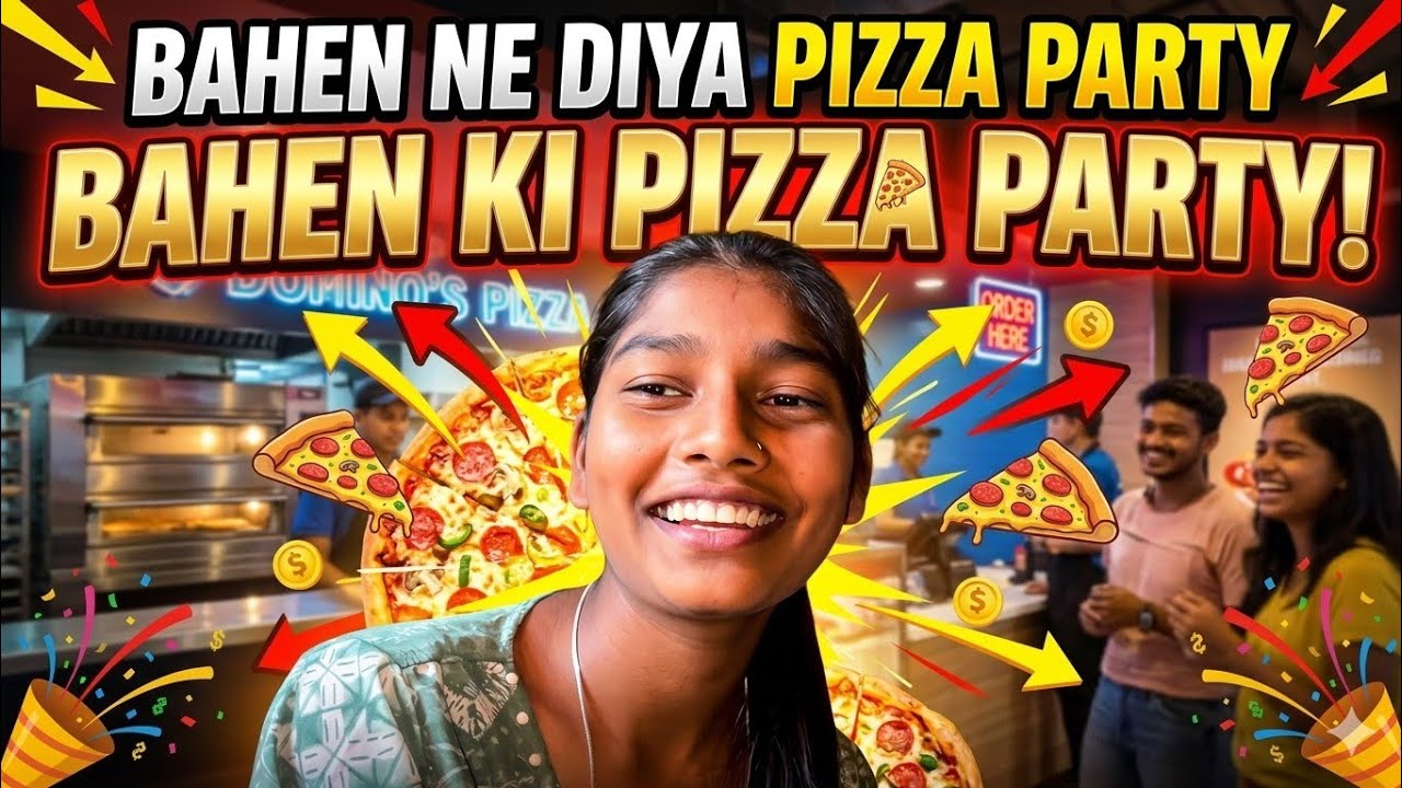 Ghar Par Koi Nahi Tha 😱 Bahen Ne Mangwa Liya Pizza 🍕 | Sister Funny Vlog..