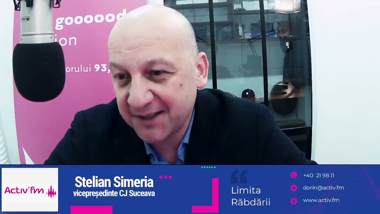 🎙 Stelian SIMERIA, vicepreședinte Consiliul Județean Suceava, LIVE 📻 Regional Radio