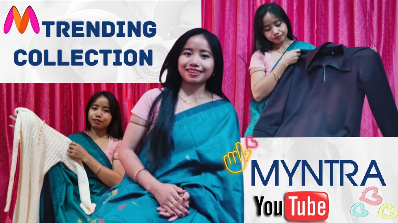 Huge Myntra try on haul beautiful stylish Midi-Dress, Acrylic, Polo Collar T-shirt, Jacket for M & W