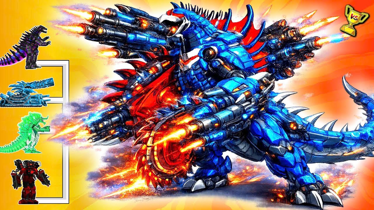 Ultimate Mecha Dragon VS Robot Army | Insane Firepower Battle