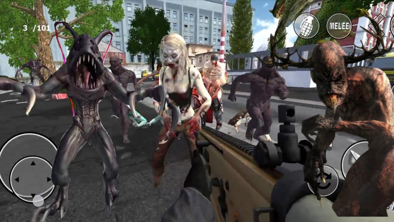 EVIL MONSTER 3 leval 20 first round fhel ho gaya Zombies horror gameplay video 