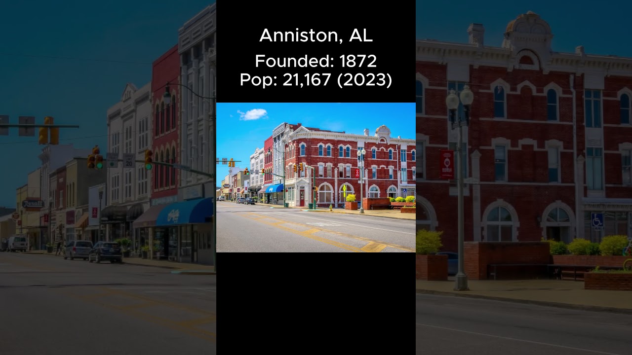 Random US Towns: Anniston, AL #shorts