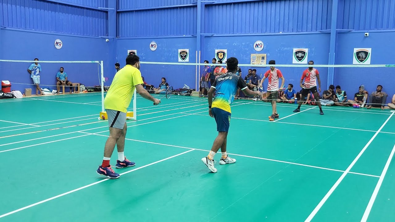 Sarath/Somesh vs Jayanth/Dinesh - CUBZ Badminton Challange - N9 Sports Academy Tellapur