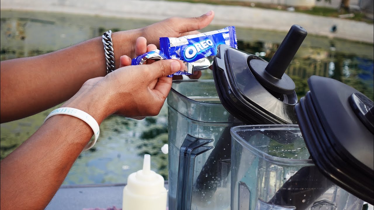 Thailand street drink - Oreo Milkshake