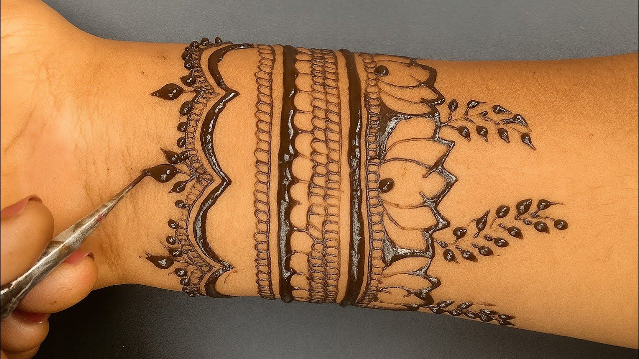 Lotus Simple Mehandi Designs Sneha Mehandi Art 
