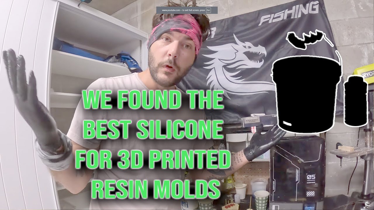 The BEST Silicone for 3D Printed Resin Molds - Marlin Lures