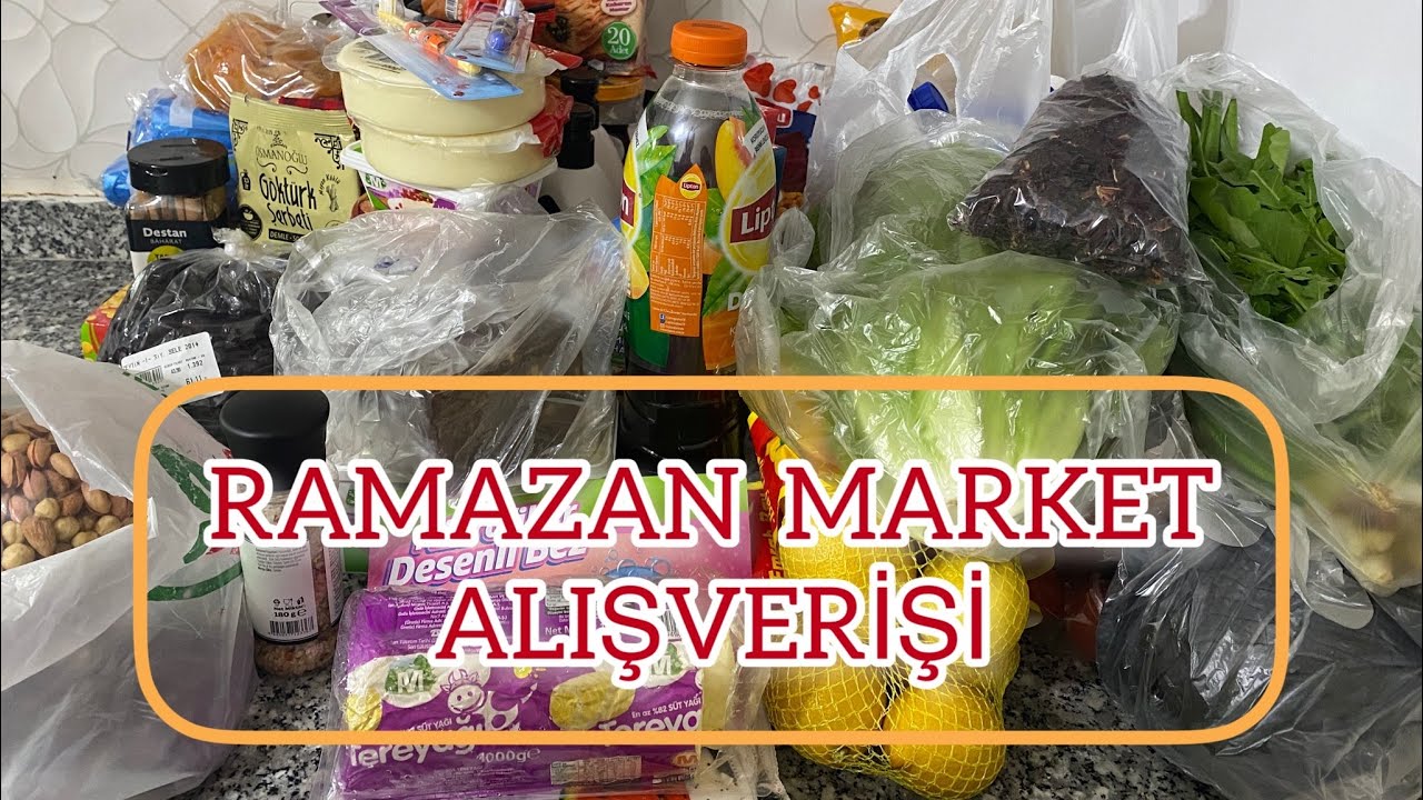 BÜYÜK RAMAZAN ALIŞVERİŞİ / RAMAZAN MARKET ALIŞVERİŞİ / MARKET ALIŞVERİŞ VLOG (Aylık MarketAlışveriş)