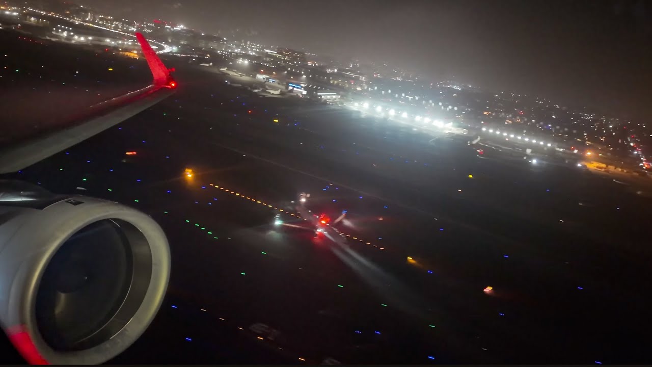 TAKEOFF FROM LAX ON AN AMERICAN A321NEO | CONFUSION ABOUT ATC LINE UP & WAIT COMMAND | W/ATC
