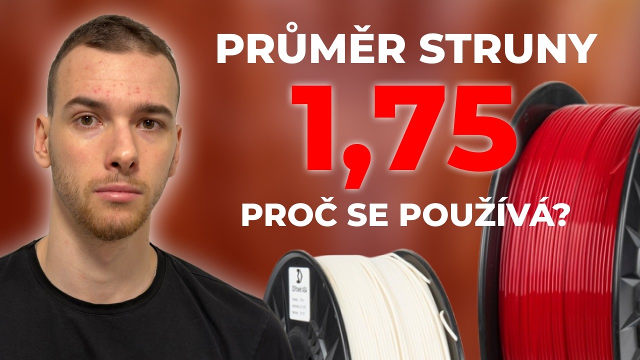 Proč tiskneme zrovna z 1,75 mm filamentu?