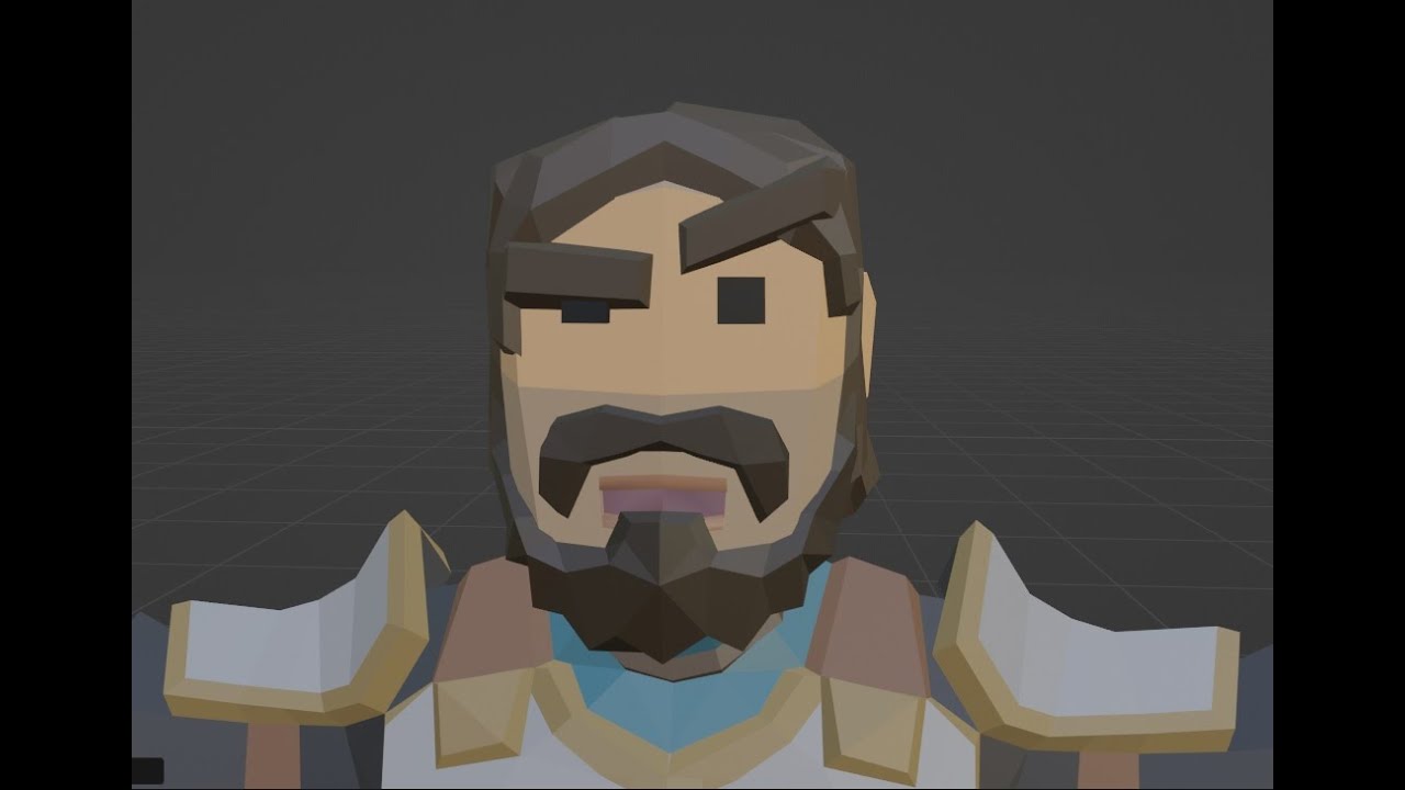 Rig Eyebrows for Synty Character in Blender