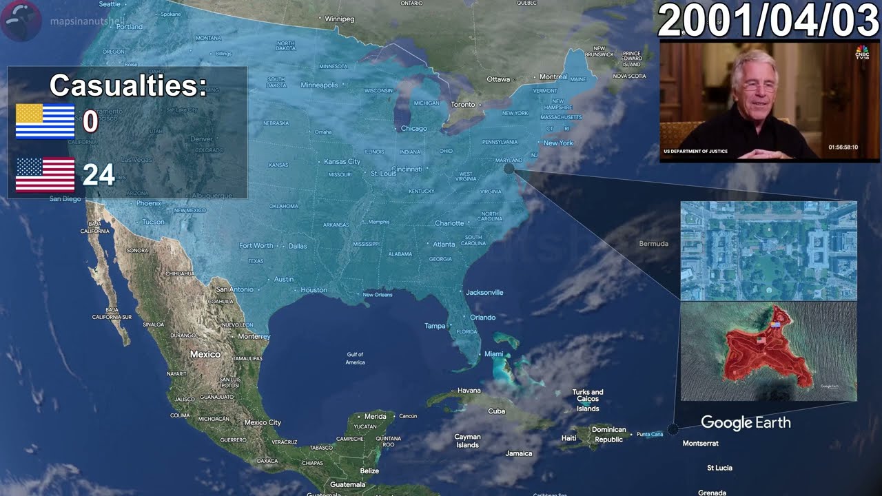 Epstein's Invasion of the USA using Google Earth