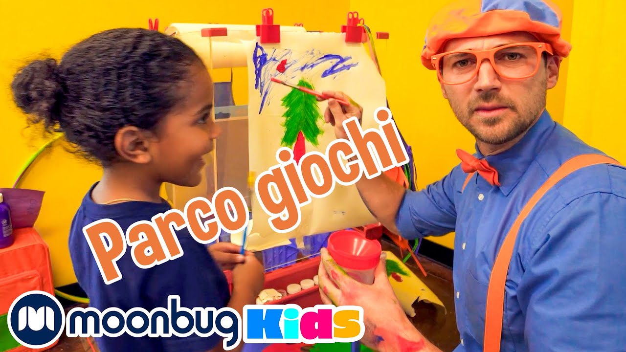 Parco giochi al coperto Whiz Kidz | BLIPPI per bambini | Moonbug Kids - Cartoni Animati