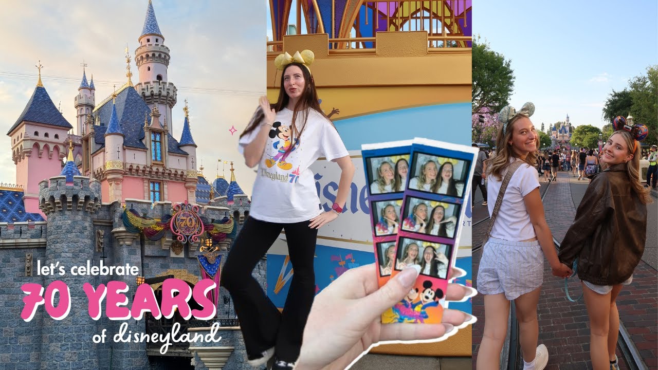we're celebrating happy at disneyland! | 70th anniversary with paint the night, new food, and pins!